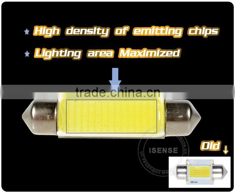 New Bright White 41mm 1.70'' Car LED Dome Light Vehicle Roof Interior Lamp 12 2W 569 578 579