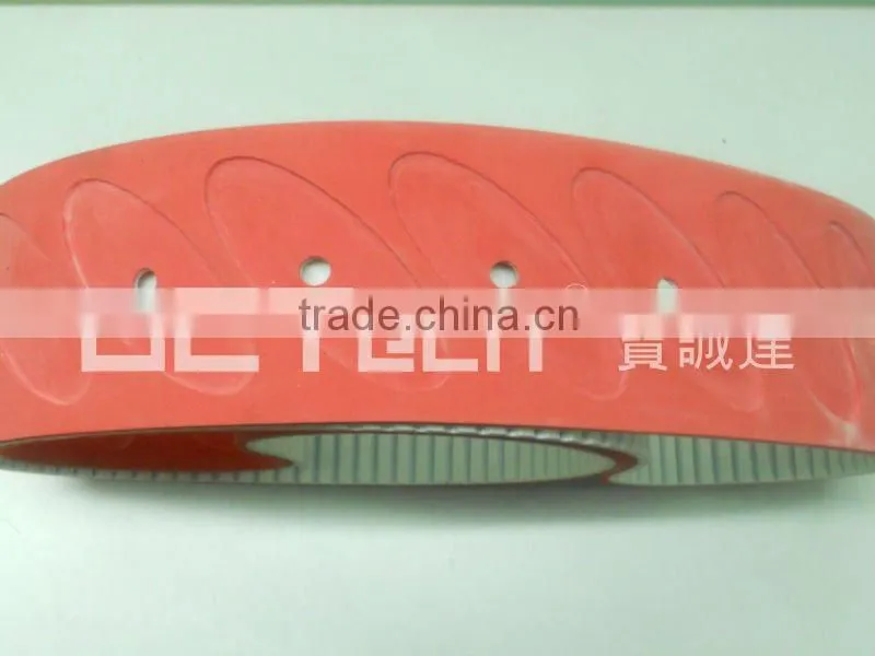 Special belt for glass - Timing Belt Punching Elliptic Hole