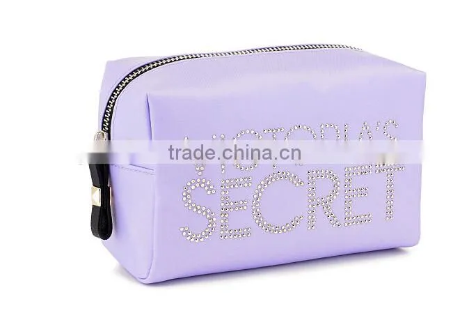 Brazil high end ladies travel cosmetic bag/makeup bags