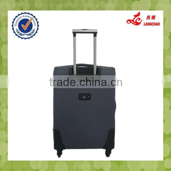 Durable 600D High Quality Real Push Trolley 4 Wheels Trolley Luggage Bag