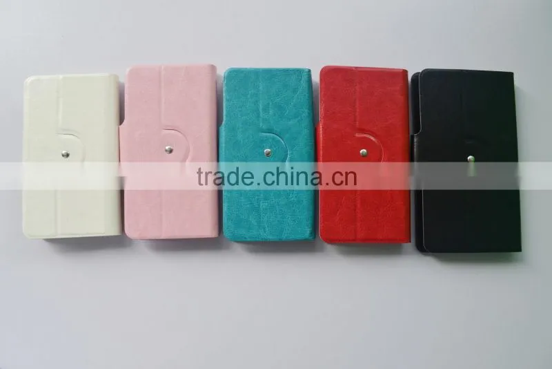 Universal Leather Phone Case with Sucker and Stander