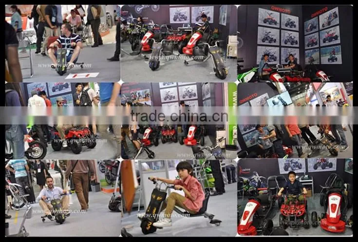QWMOTO 2016 50cc 4 stroke Kids mini Gas Dirt Bike Kick start& Electric Start for cheap sale