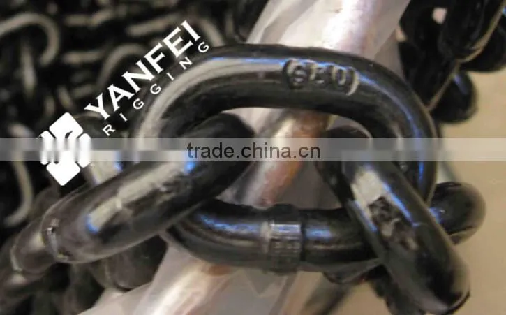 Zinc Plated Grade 80 Alloy Steel Load Chain