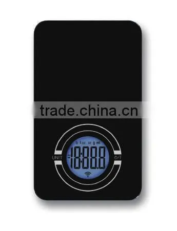 fashionable digital kitchen weighing scale XY-8023 NATURE BAMBOO PLATFORM