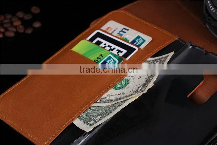 Professional pouch plain leather for LG G PRO 2 F350 customize design case