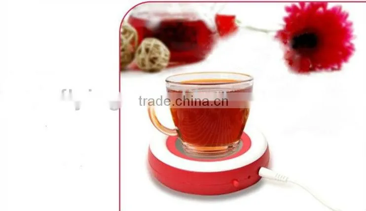 USB powered mug warmer red / black / blue / pink color