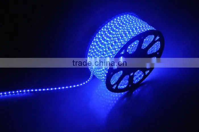 220V waterproof blue 5050 flexible led strip light