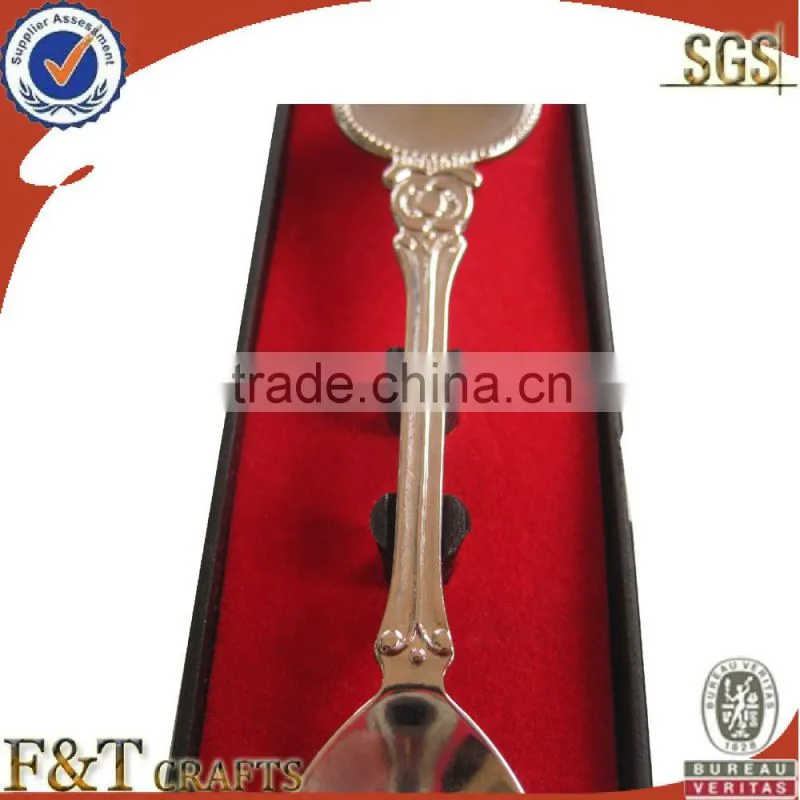 New desgin high quality Blank nickle paster spoon/souvenir items