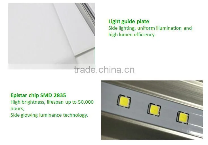 Ultra thin led light panel 600x600 led panel lights suspenion led office lighting