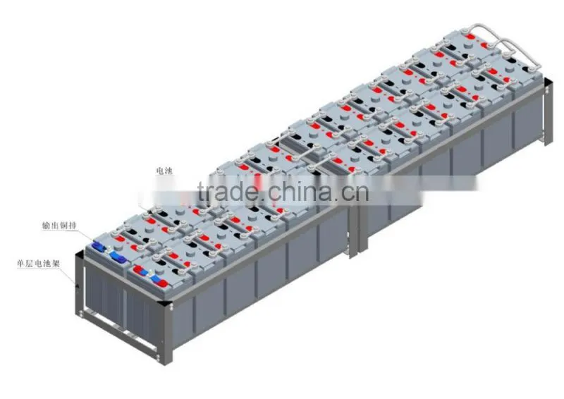 2V 1200ah OPZS solar batteries for Backup System
