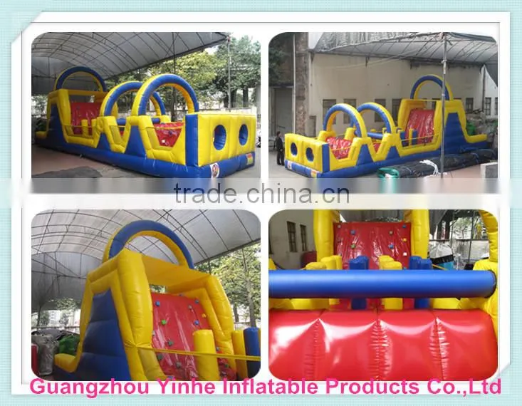 outdoor giant inflatable obstacle course for adult