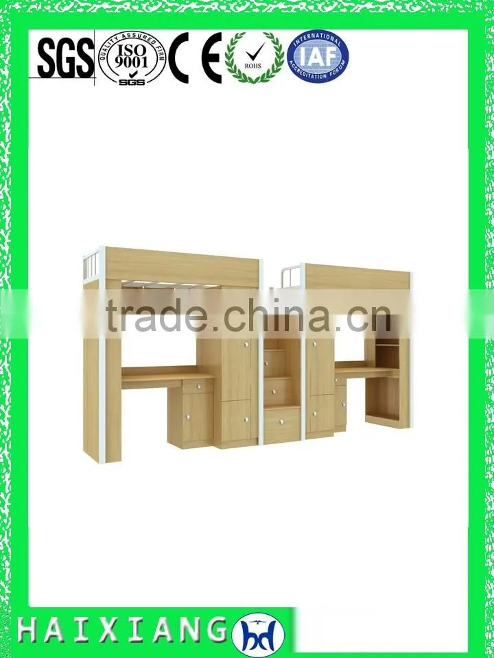 wooden bed designs modern dormitory bed HXDM006