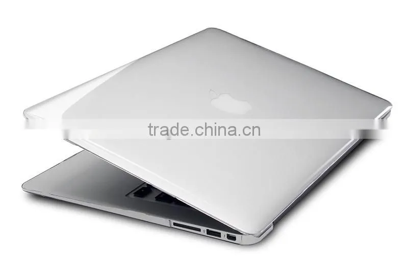 New Fashion Rubber Coating Plastic Smart Cover Case for Macbook air 13 Inch