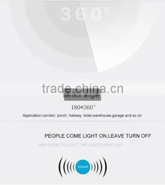3 years warranty led downlight with motion sensor dimmable sensor led downlight 10W 900lm LED downlight with sensor round led