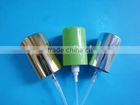 20mm snap on aluminum sprayer, mist sprayer with aluminum cap, aluminum fine mist sprayer