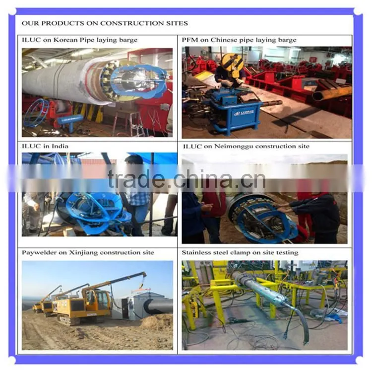 pipeline construction used pipe end pipe beveling machine for automatic welding