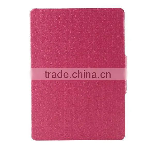 2014 new products fashion pu leather wallet case cover for apple ipad 6 D0141