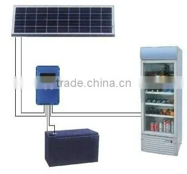 161L Upright DC 12v 24v solar deep freezer