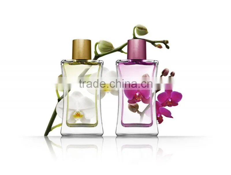 wholesale transparent cap and hot pink painted 30ml empty wholesale perfume bottles