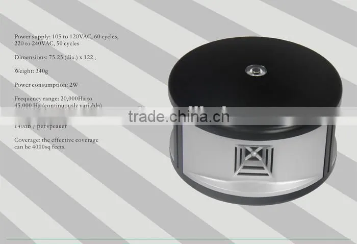 Widely use for home,office,warehouse 360 Degree electronic pest control repeller manufacturer