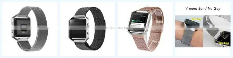 replacement band genuine leather wrist band for Fitbit Blaze