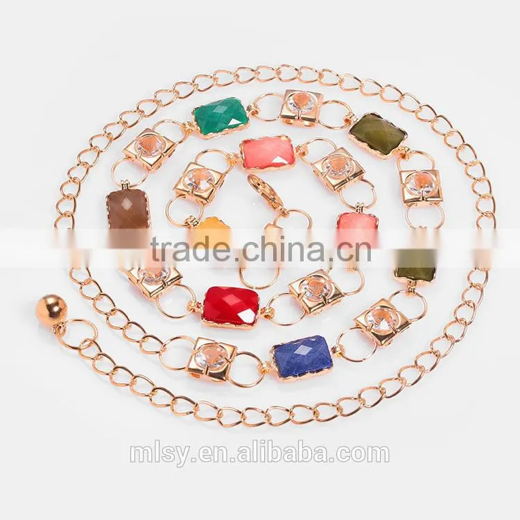 Fancy gold waist chain jewelry Brightness F1-80147