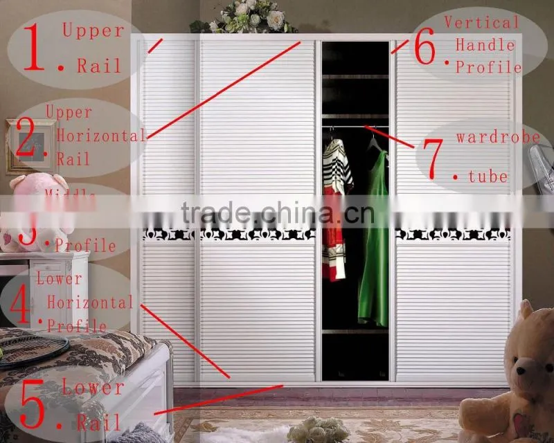 Hot sell Bathroom high guide for sliding door