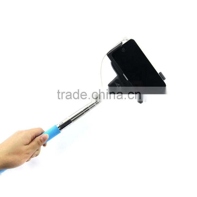 Factory direct supply high quality foldable wired selfie stick