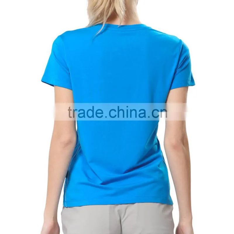 Custom Design Women Fitness Wear Polo Shirts Sweat T-shirts Dry Fit Shirts