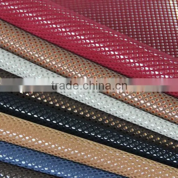 2014 flocking leather raw material for shoes textile and leather products from China supplier