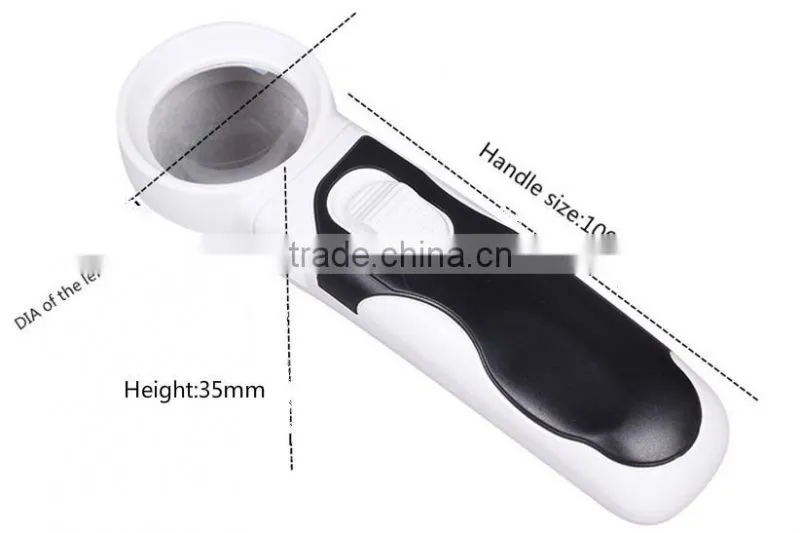 New Product! 8X 37MM lens detachable with 2 led Magnifier