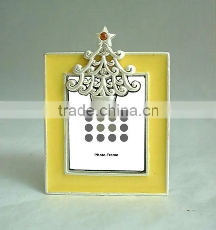 3x3 Metal Snowflake Picture Frame