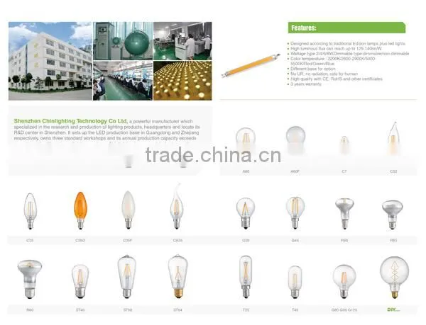 ul fcc pse ce rohs c35 led bulb 230v 2700k c35 e14 led filament c35 led torpedo chandelier bulb