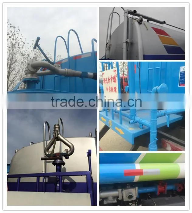 Water truck 6*4 water tank truck dongfeng for sale abroad