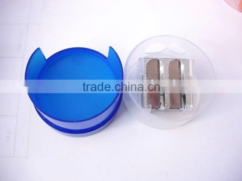 Plastic funny pencil sharpener with compass