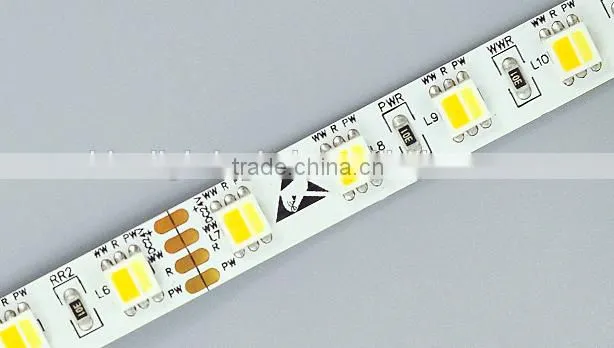 DC24V Warm White Cool White and Red Color in one led strip light led food light