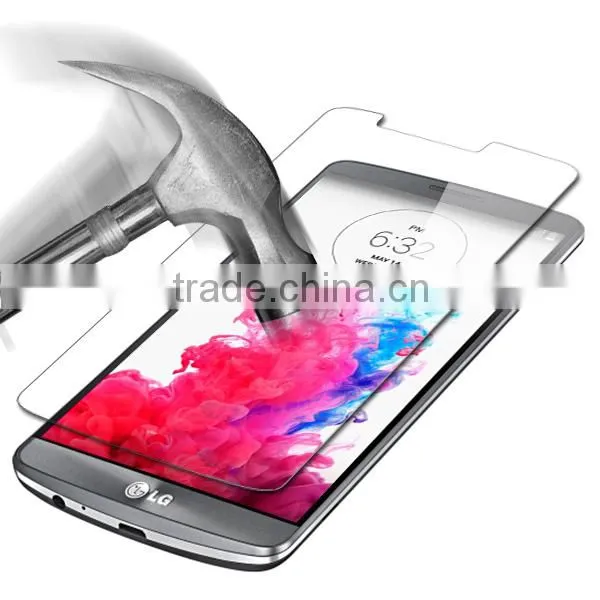 Full cover tempered glass screen protector for lg g3, for lg g3 full covered screen protector