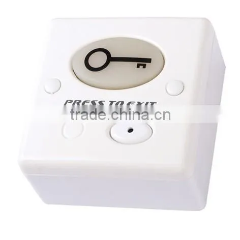 Surface mounted fireproof plastic push to exit button