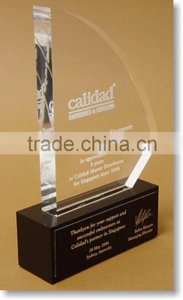 New hot sell crystal trophy crystal star awards