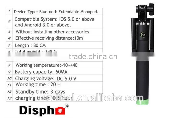 bluetooth monopod selfi stik selfie stick extendable bluetooth monopod