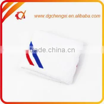 white woven tennis Sport Wristband /woven Sweatband