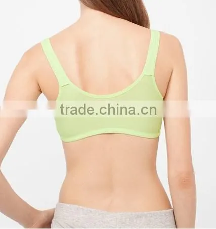 hot sell ladies underwear microfiber soft comfortable supported sport bra