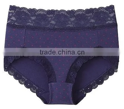 hot sell ladies underwear soft high waist cotton hipster panties