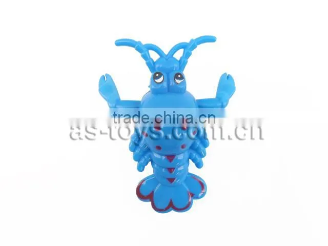 Children wind up plastic toy lobster
