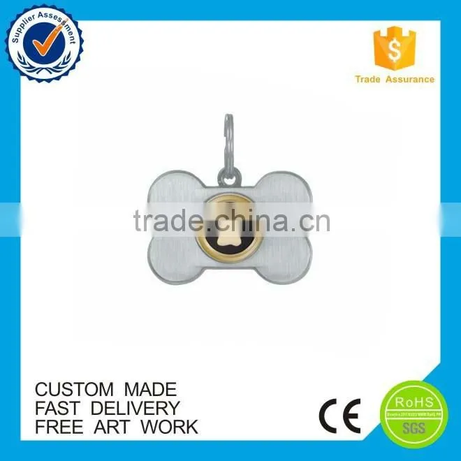 Promotional cheap metal customized dog tag for pet
