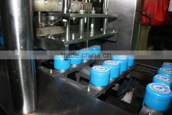 5 Gallon cap label sealing machine / label sticker hot sealing machine
