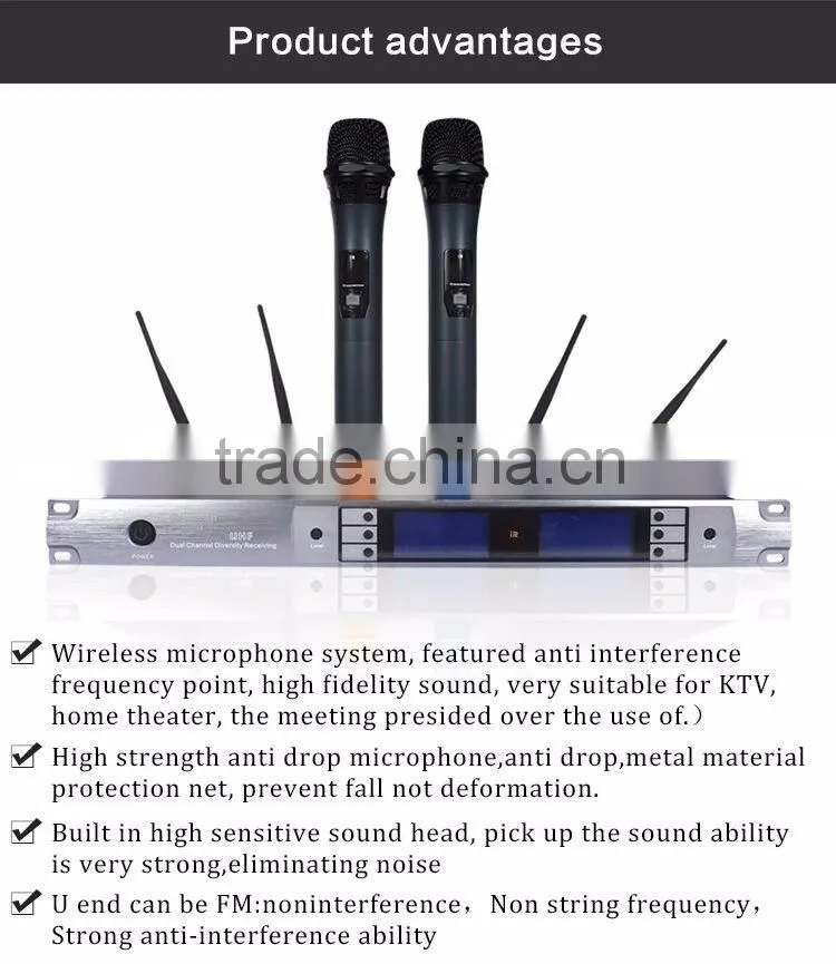 Wireless weeding stage micro long distance handhold microphone