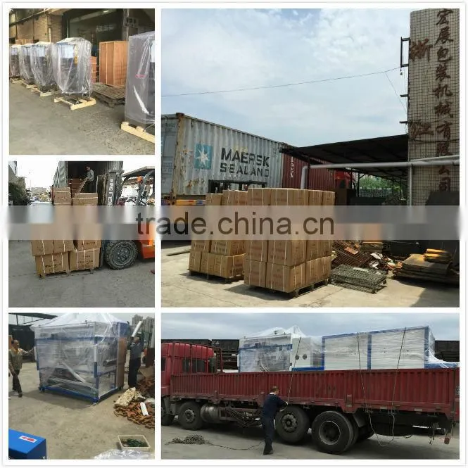 Continuous small plastic bag sealing machine with ink printing