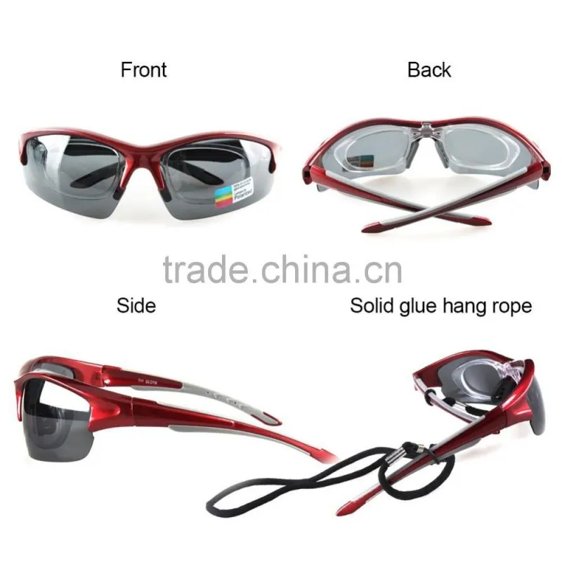 OEM Optical Inserts Cycling Glasses 5 Lens Prescription Sport Glasses Interchangeable Sunglasses For Outdoor Sport