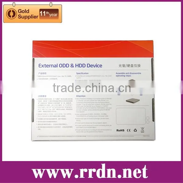 USB3.0 Aluminum External optical disc Drive Enclosure